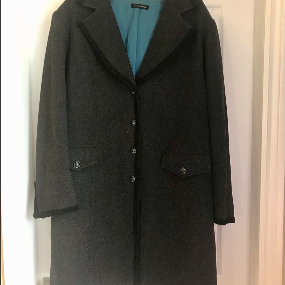 Grey lined coat